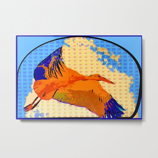 Flying Coast to Coast Metal Print