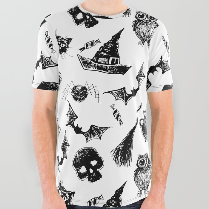 halloween graphic tees