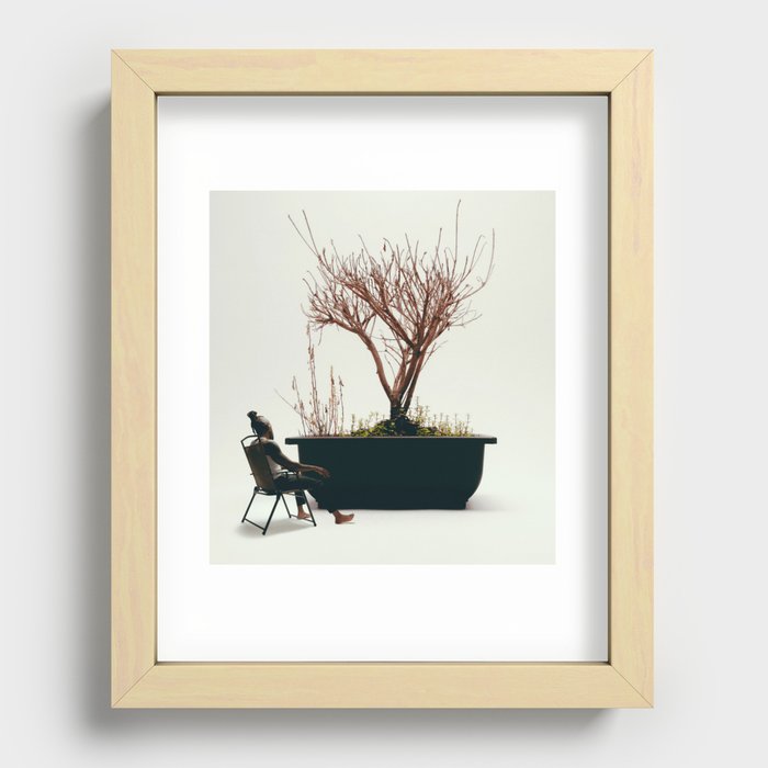 Waiting for Growth Recessed Framed Print