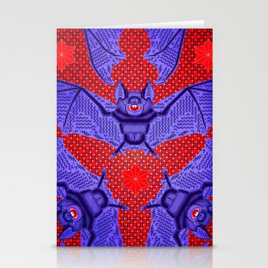 Vampire Blood Pattern Stationery Cards