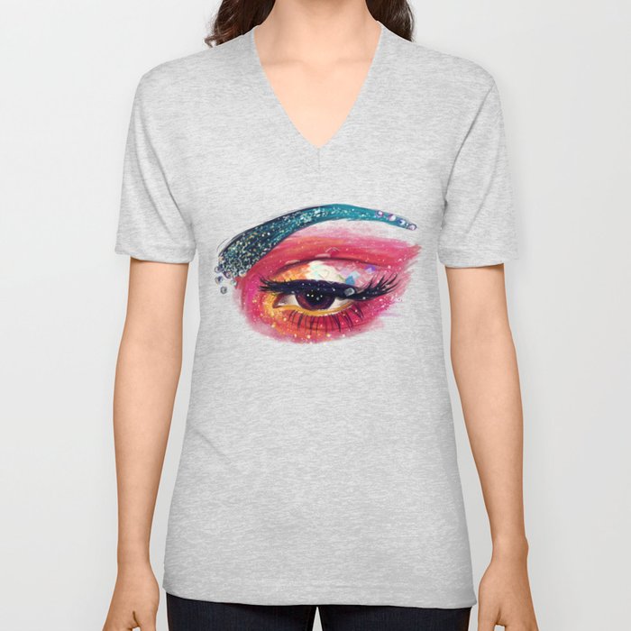 The Colors of the Galaxy V Neck T Shirt