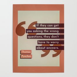 Asking the Wrong Questions Poster