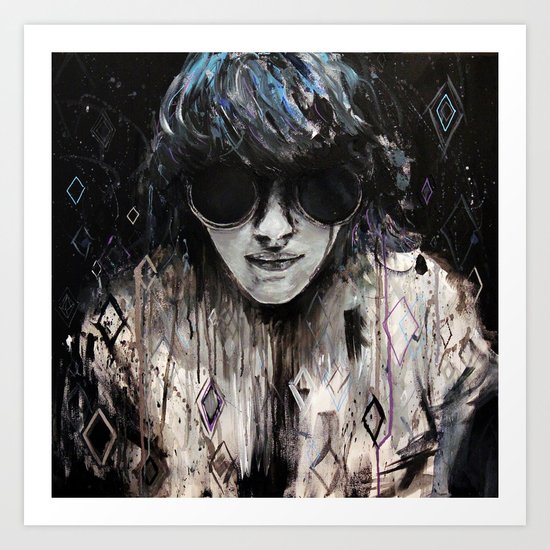 Black Mirror Art Print