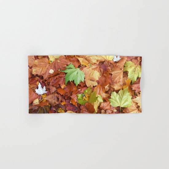 Autumn Leaves Hand & Bath Towel