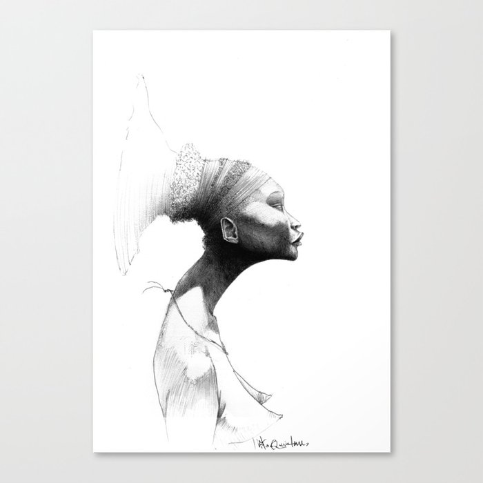 Afro Canvas Print