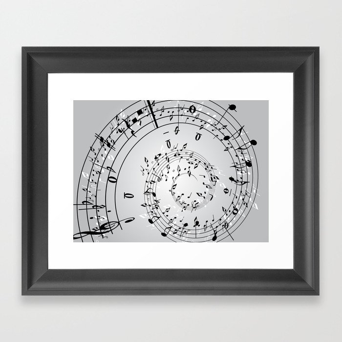 music Framed Art Print