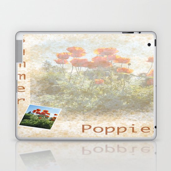 Summer Poppies Revisited Laptop & iPad Skin