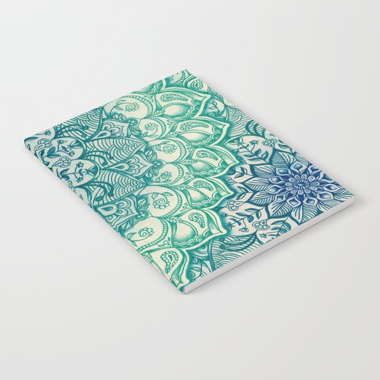Emerald Doodle Notebook