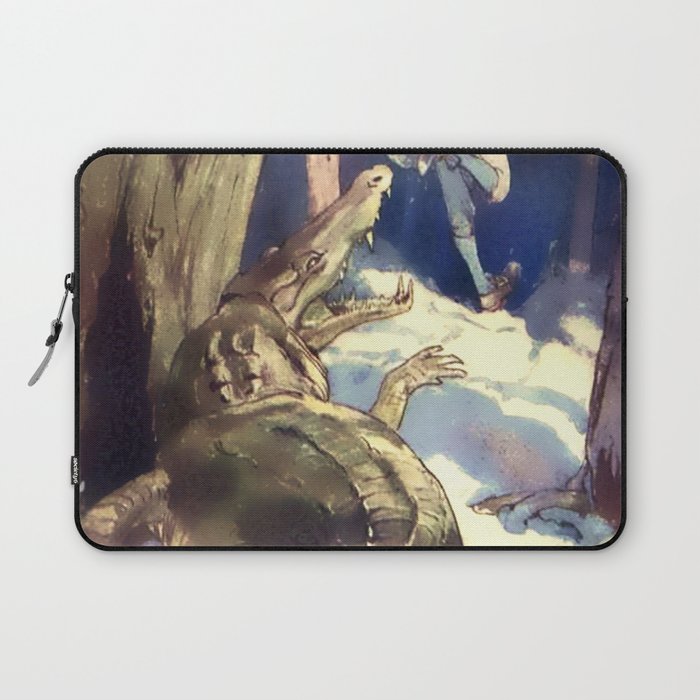 “The Crocodile!” by Alice B Woodward Laptop Sleeve