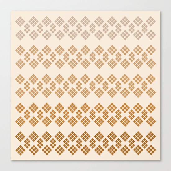 Gold Diamonds Canvas Print