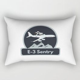 E-3 Sentry Early Warning Aircraft Rectangular Pillow