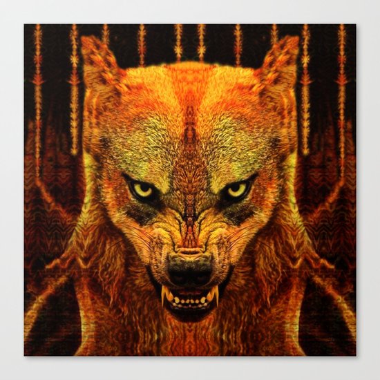 Canis Lupus I Canvas Print