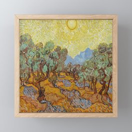 Vincent van Gogh Olive Trees, 1889  Framed Mini Art Print