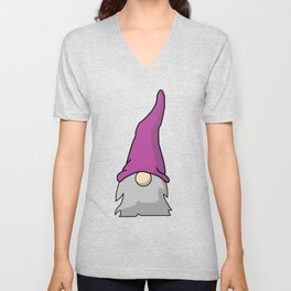 Minimalist Scandinavian Gnome V Neck T Shirt