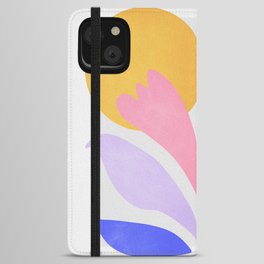 Sun & Leaves: Matisse Pastel Series 04 iPhone Wallet Case