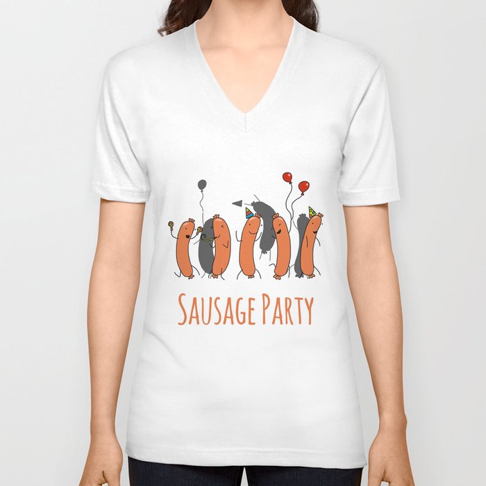 EVERYBODY LOVES A SAUSAGE PARTY Women's T-Shirts' Women's T-Shirt