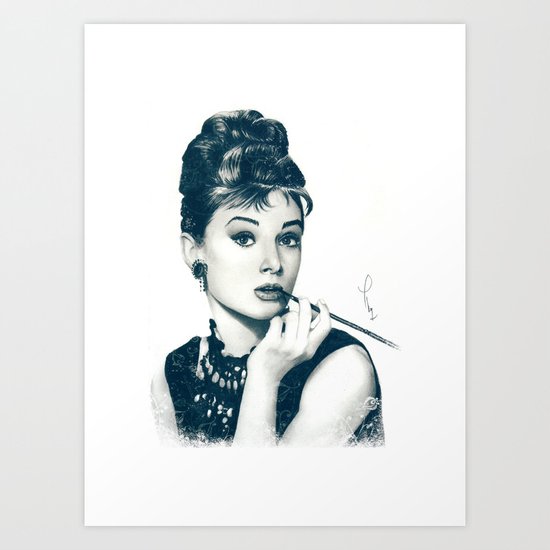 My Hepburn Art Print