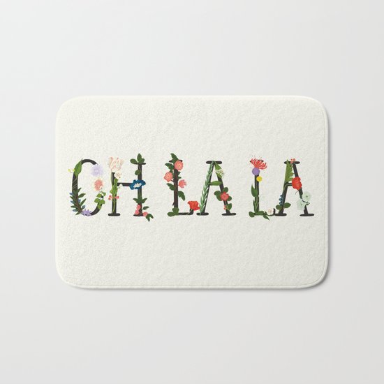 OH LA LA Bath Mat