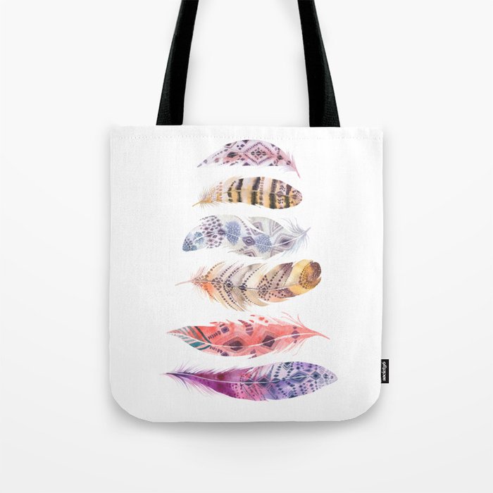 Falling Feather Tote Bag