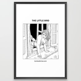 The little bird Framed Art Print