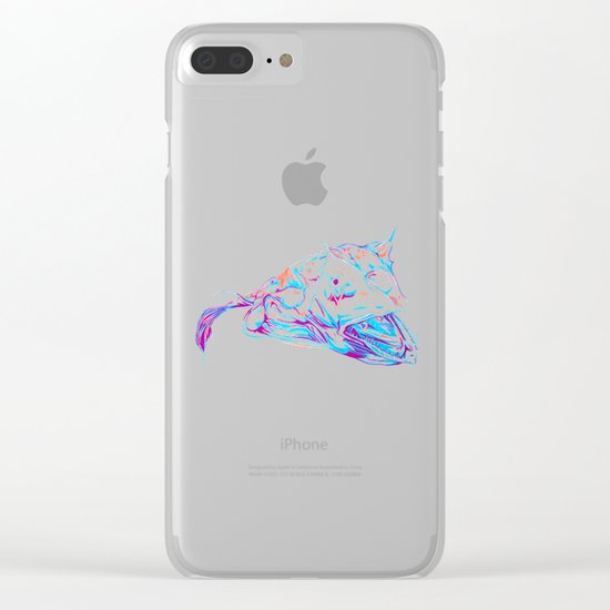 Deep Sea Monster Clear iPhone Case