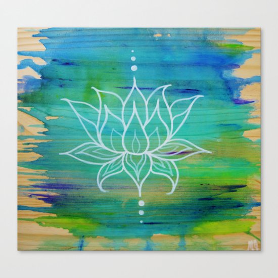 Lotus Love Canvas Print