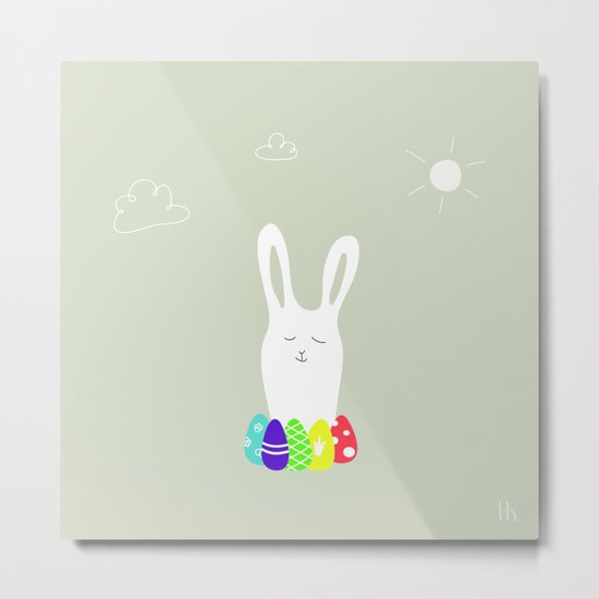 The Happy Easter Metal Print
