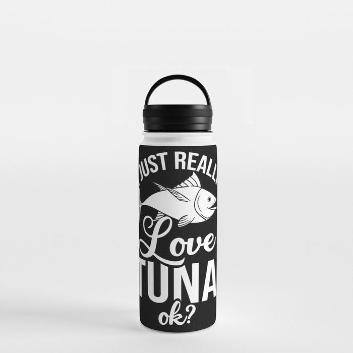 Red Tuna Fish Bluefin Fishing Salad Water Bottle