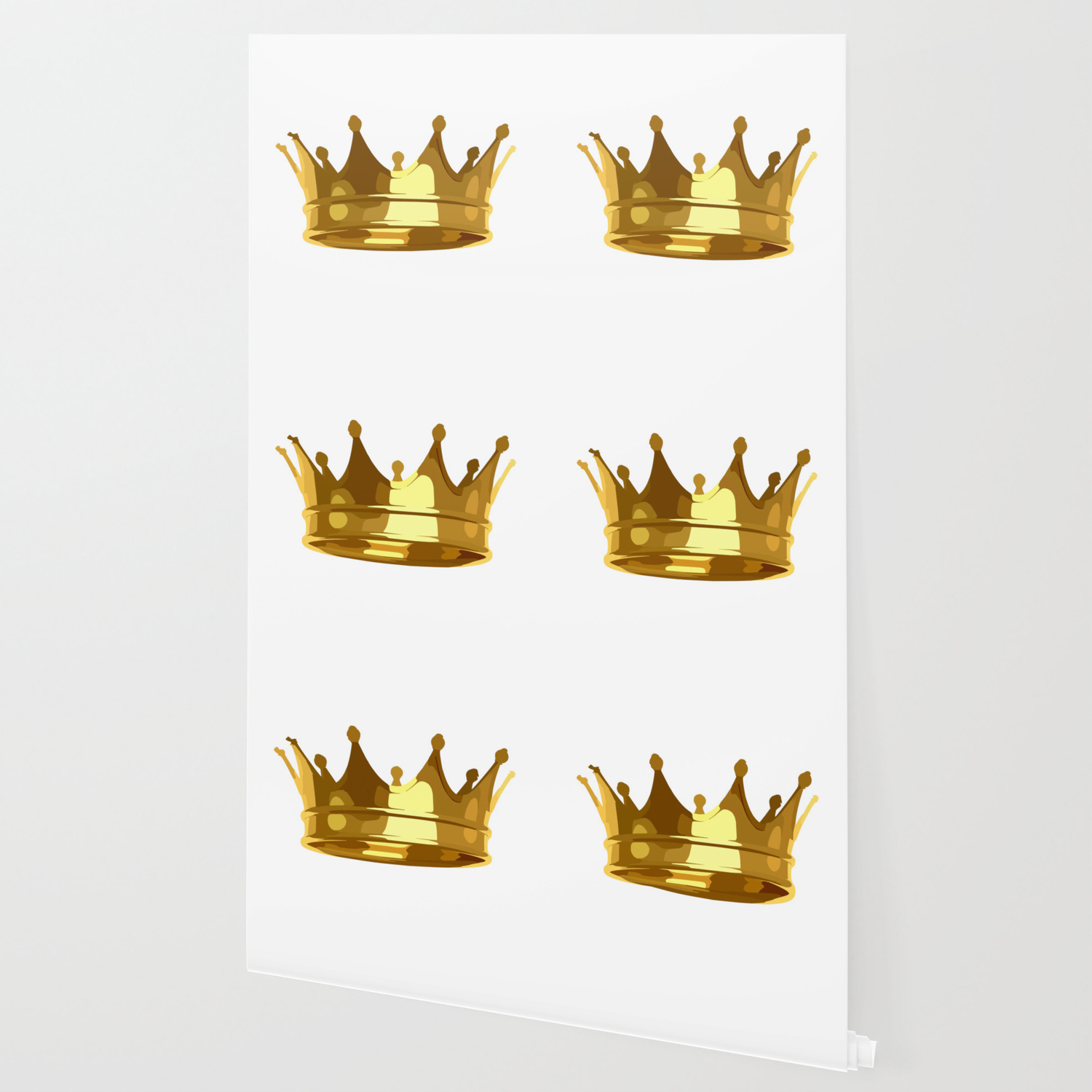 Royal Shining Golden Crown For King Or Queen Wallpaper By