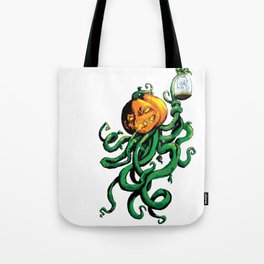 Pumpkin Traveler Unraveled Tote Bag