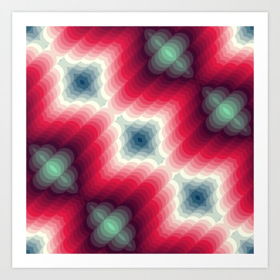 Optical Effect Art Print