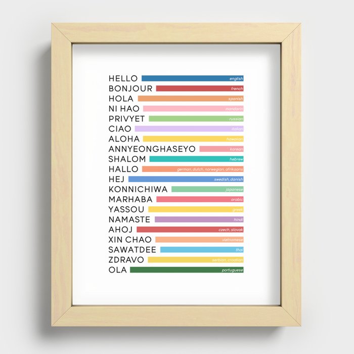 Recessed Framed Print