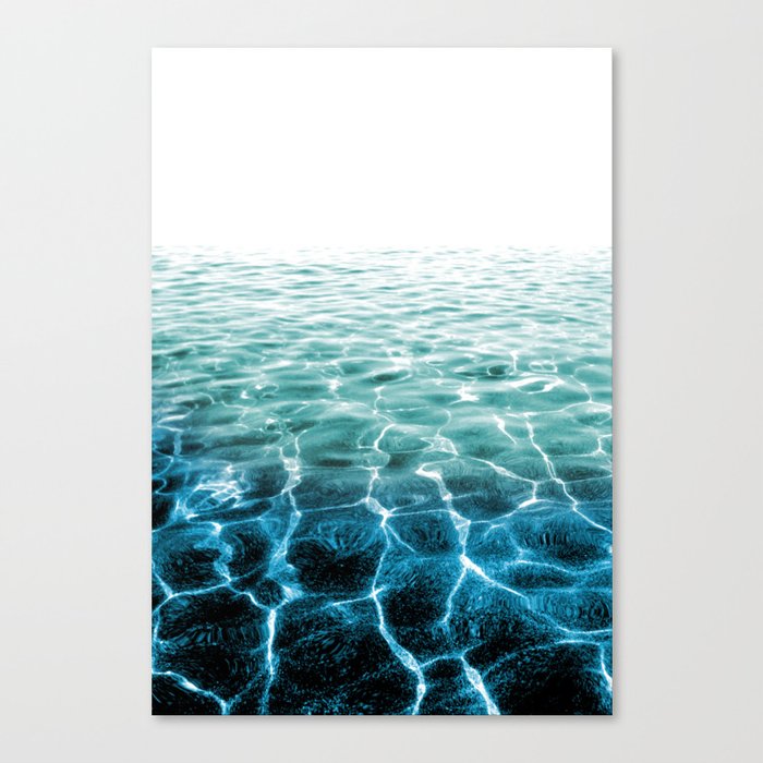 acqua azzurra acqua chiara Canvas Print