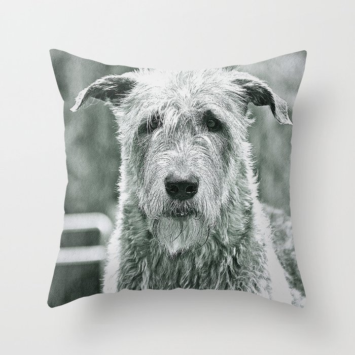 Irish Wolfhound Throw Pillow