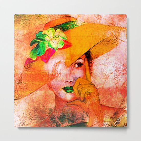 " " The word is the outside thought, and the thought is the internal word. " Metal Print