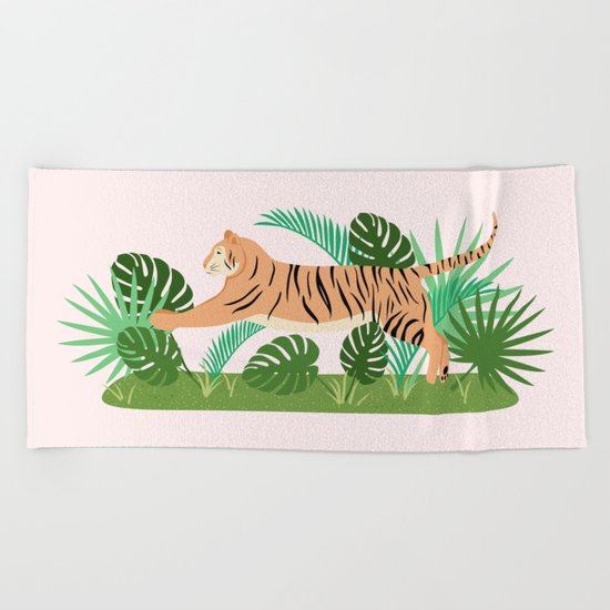 Jungle Cat Beach Towel