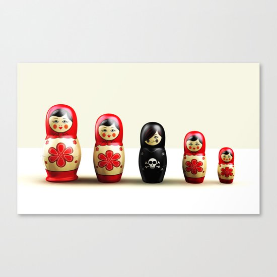 The Black Sheep 3D Canvas Print