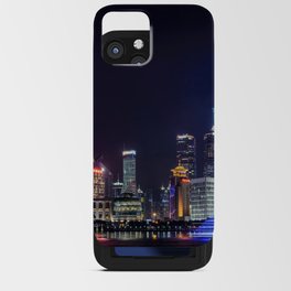 China Photography - Night Life In The Chinese City Shanghai iPhone Card Case