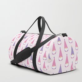 Gnomes Polka dot pattern. Digital Illustration background Duffle Bag