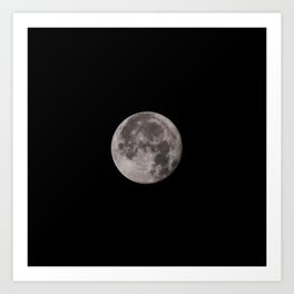Full Moon 04/11/17 Art Print