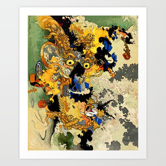 Heruka Chakrasamvara Art Print