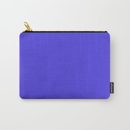 Blue Purple Glow Solid Color Carry-All Pouch
