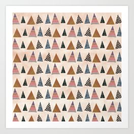 christmas wrapping paper Art Print