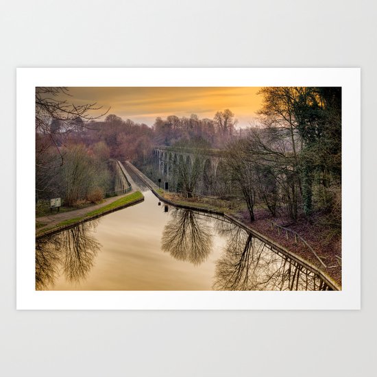 Chirk Aqueduct Art Print