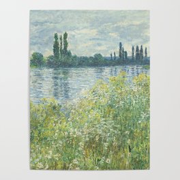 Banks of the Seine, Vétheuil (1880) by Claude Monet Poster