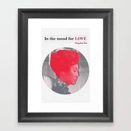 In the mood for love Framed Art Print