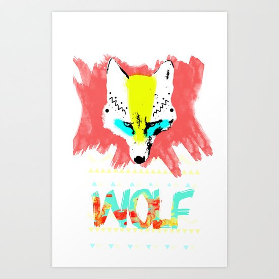 WOLF Art Print