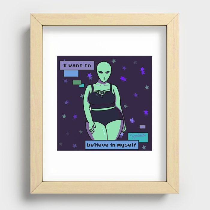 Area 51 Recessed Framed Print