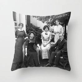 President Wilson Family Portrait - 1912 Throw Pillow
