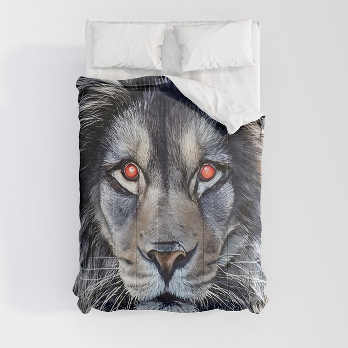 Cyberpunk Lion King Comforter